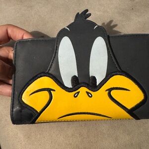 Loungefly Daffy Duck Black and Yellow Wallet Disney